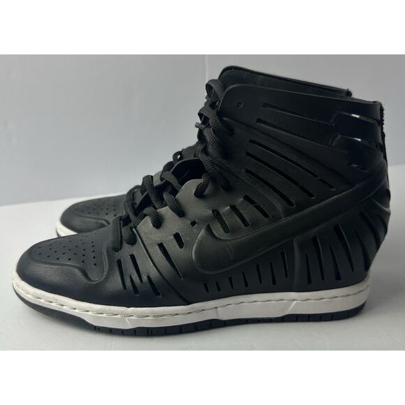Dunk Sky Hi 2.0 Joli Black Wedge SZ 7.5 725062-001 **Loops Cut Off Back** - Picture 2 of 7